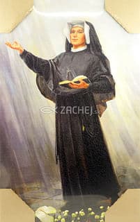 Obraz na dreve: Svätá Faustína (40x30)