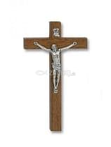 Kríž: drevený - tmavohnedý; 16,5 cm