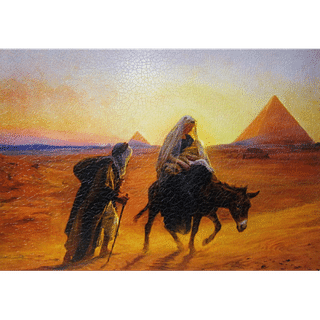 Obraz na dreve: Cesta do Egypta (30x20)