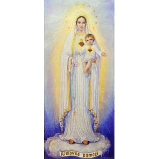 Obraz na dreve: Panna Mária z Dechtíc (45x20)