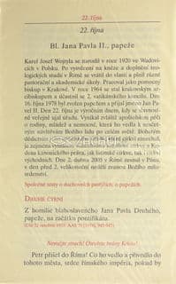 Dodatky k Breviáři - Jan Pavel II. a Karel Rakouský