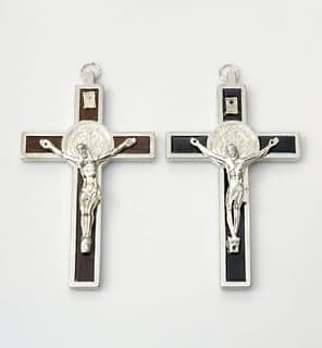 Kríž: kovový, Benediktínsky - 12 cm ( Z)
