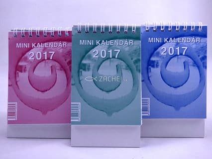Minikalendár 2017 stolový (Neografia)