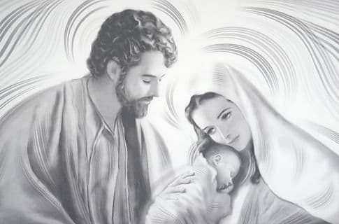 Obraz na plátne: Svätá rodina (OPZ004)