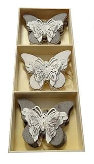 Motýliky v boxe (K0415), 6 ks