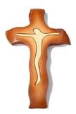 Kríž: drevený, melír - malý