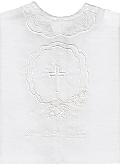 Krstová košieľka - biela (25B)