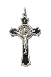 Prívesok: Benediktínsky krížik - čierny (K0235st.)