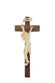 Kríž: drevený, štylka - tmavý, 17 cm