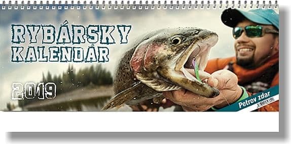 Kalendár: Rybársky, stolový - 2019