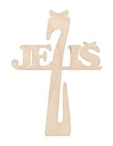 Kríž: JEŽIŠ, drevený - výsek