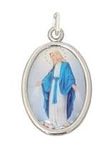 Medailón: Panna Mária Zázračná medaila, farebný