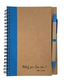 Zápisník s perom: Neboj sa - modrý