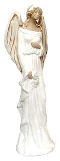 Anjel sadrový - biely (179)