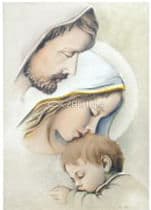 Obraz na dreve: Svätá rodina (30x20)