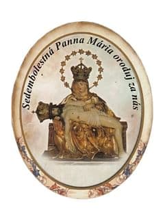 Magnetka: Sedembolestná Panna Mária - drevená (1467/A)