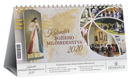 Kalendár: Božieho milosrdenstva, stolový - 2020
