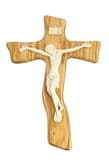 Kríž: drevený, bledý