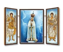 Triptych: Fatima, drevený (2)