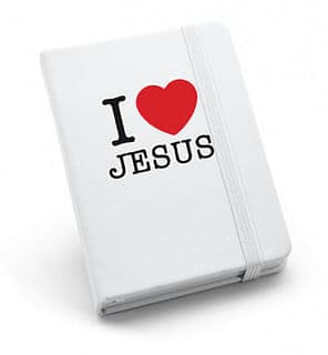 Zápisník: I love Jesus (A6)