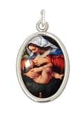 Medailón: Panna Mária s Dieťaťom Božím