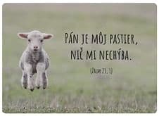 Pohľadnica: Pán je môj pastier...
