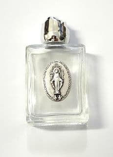 Nádoba: na svätenú vodu - Panna Mária Zázračná medaila, sklenená