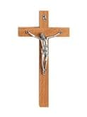 Kríž: drevený - bledý, 20 cm