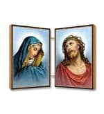 Oltárik: Sedembolestná Panna Mária + Pán Ježiš, drevený