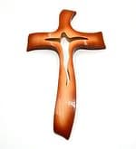 Kríž: drevený - melír