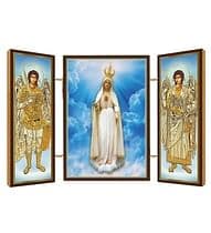 Triptych: Fatima, drevený (1)