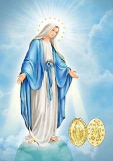 Obraz na plátne: Panna Mária Zázračná medaila (30x20)