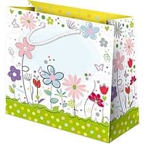 Darčeková taška: kreslené kvety (A)