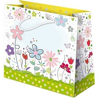 Darčeková taška: kreslené kvety (A)