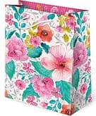 Darčeková taška: akvarelové kvety (D)
