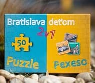 Puzzle a pexeso: Bratislava deťom 2v1