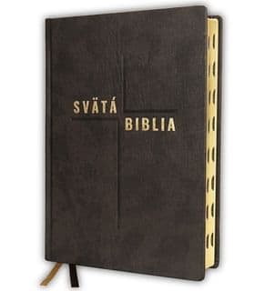 Svätá Biblia: Roháčkov preklad s indexmi, rodinný formát - tmavohnedá
