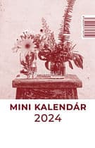 Mini kalendár: stolový - červený - 2024 (GW)