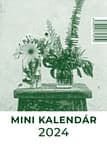 Mini kalendár: stolový - zelený - 2024 (GW)