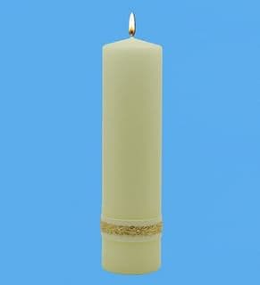 Sviečka: kostolná, s ornamentom