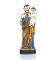 Soška: svätý Jozef s Ježiškom - 12 cm