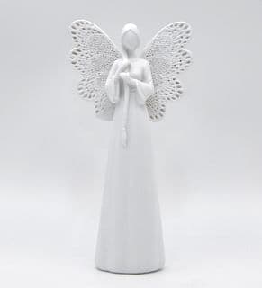 Anjel: so vzorovanými krídlami - 20 cm