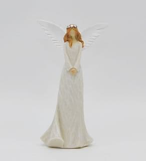 Anjel: s ryšavými vlasmi - 16 cm