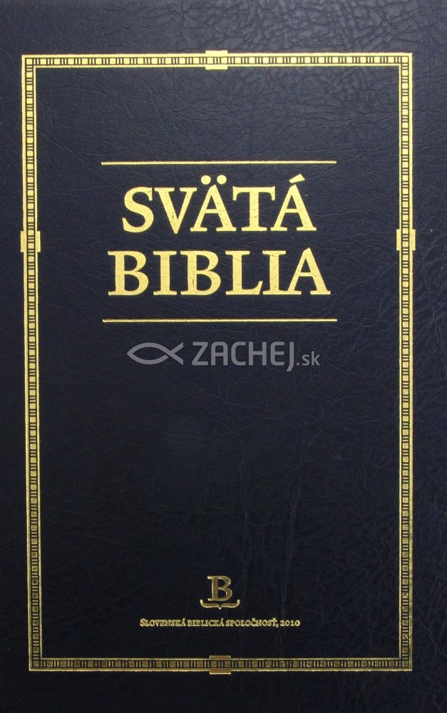 Svätá Biblia - Roháček, rodinný formát - čierna | kolektív | 33,95 € - obrázok Svätá Biblia - Roháček, rodinný formát - čierna