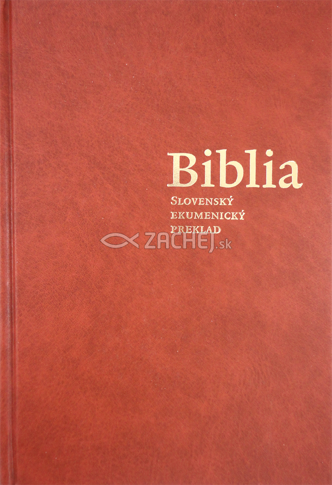 Ekumenická Biblia bez deuterokánonických kníh - viazaná (pevná) väzba | 9,46 € - obrázok Ekumenická Biblia bez deuterokánonických kníh - viazaná (pevná) väzba