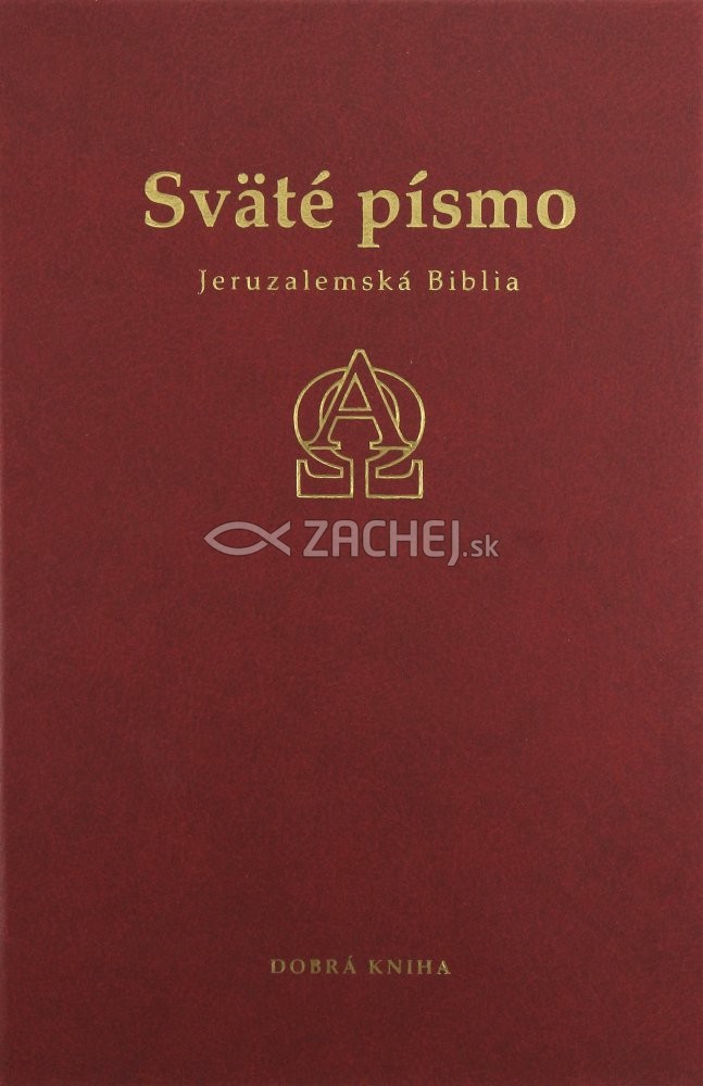 Sväté písmo - Jeruzalemská Biblia (bordová) | 34,92 € - obrázok Sväté písmo - Jeruzalemská Biblia (bordová)