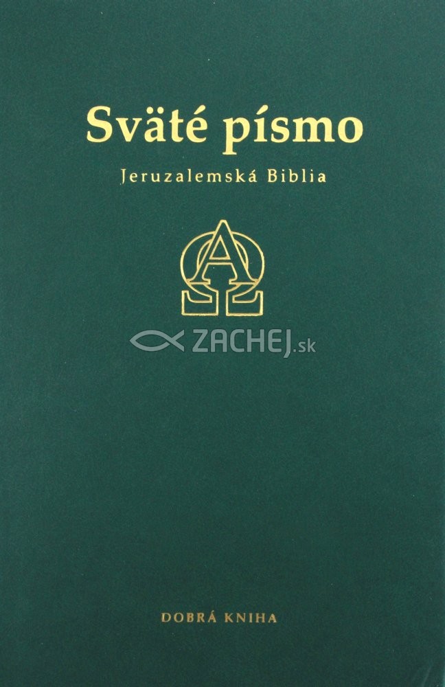 Sväté písmo - Jeruzalemská Biblia (zelená) | 34,92 € - obrázok Sväté písmo - Jeruzalemská Biblia (zelená)