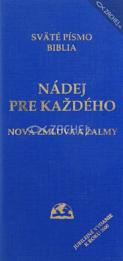 Nádej pre každého - Nová Zmluva a Žalmy (vreckové) | 4,51 € - obrázok Nádej pre každého - Nová Zmluva a Žalmy (vreckové)