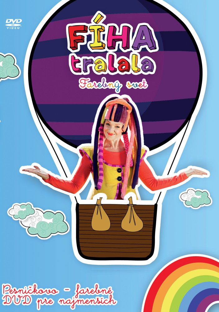 DVD: Fíha tralala Farebný svet | Martina Fíha Jelenová | 12,99 € - obrázok DVD: Fíha tralala Farebný svet