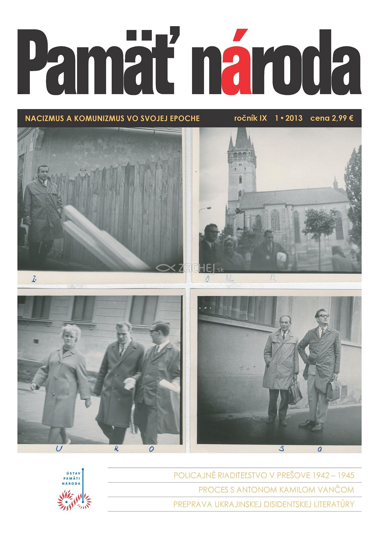Časopis Pamäť národa 1/2013 | 2,90 € - obrázok Časopis Pamäť národa 1/2013